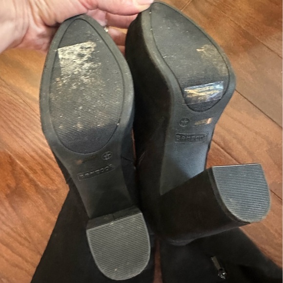 Bamboo Women’s Over The Knee Boots connection style suede size 8 - Picture 6 of 10